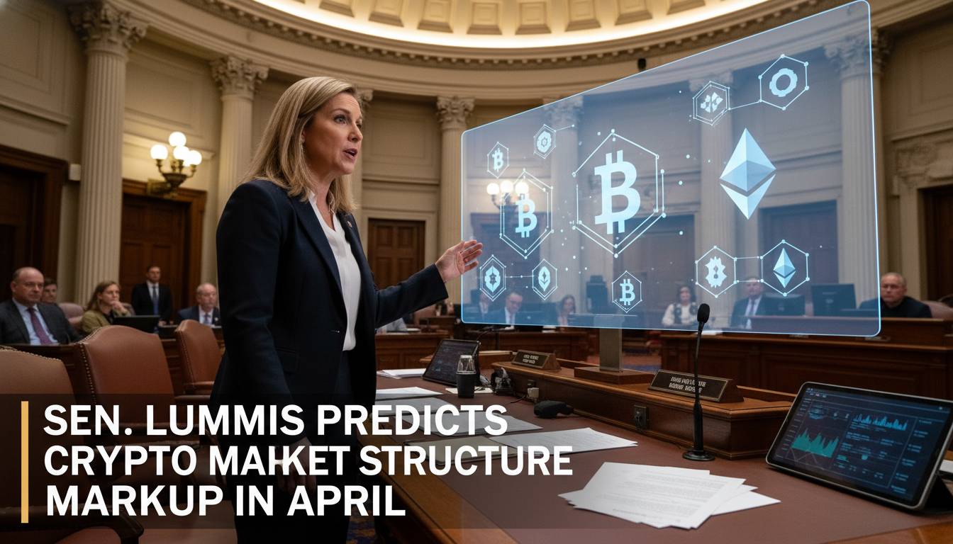 Sen. Lummis Predicts Crypto Market Structure Markup in April