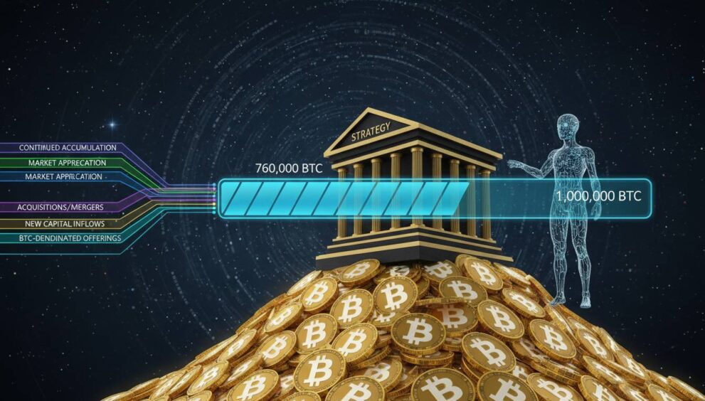 Strategys Bitcoin Holdings Cross 760000 Btc Ai Predicts Path To 1