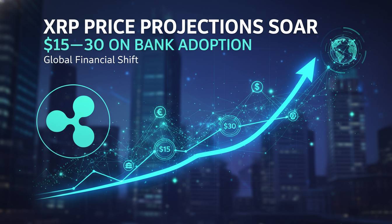 XRP Price Projections Soar: $15-$30 on Bank Adoption