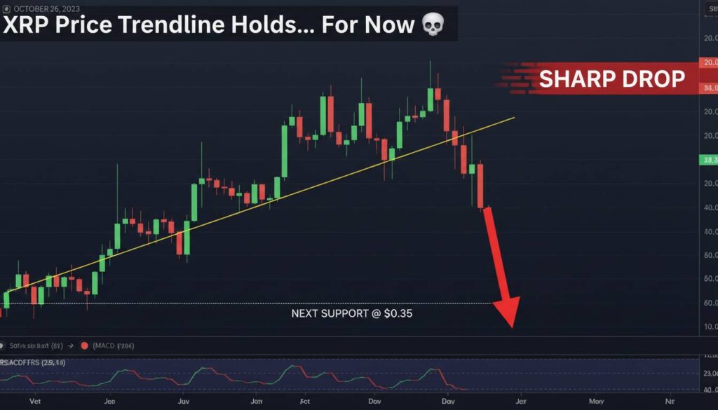 Xrp Price Trendline Holds Strong But A